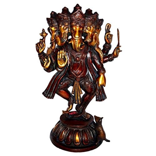 Suryafashion VZX345 Panchmukhi Lord Ganesha Statue
