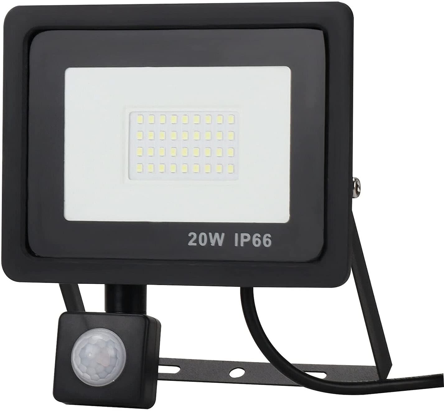 YORKING Security Light 20W 1600 Lumen LED Floodlight IP65 Waterproof Motion Sensor Security Light with PIR Motion Sensor for Forecourt Backyard Garage Garden Doorway