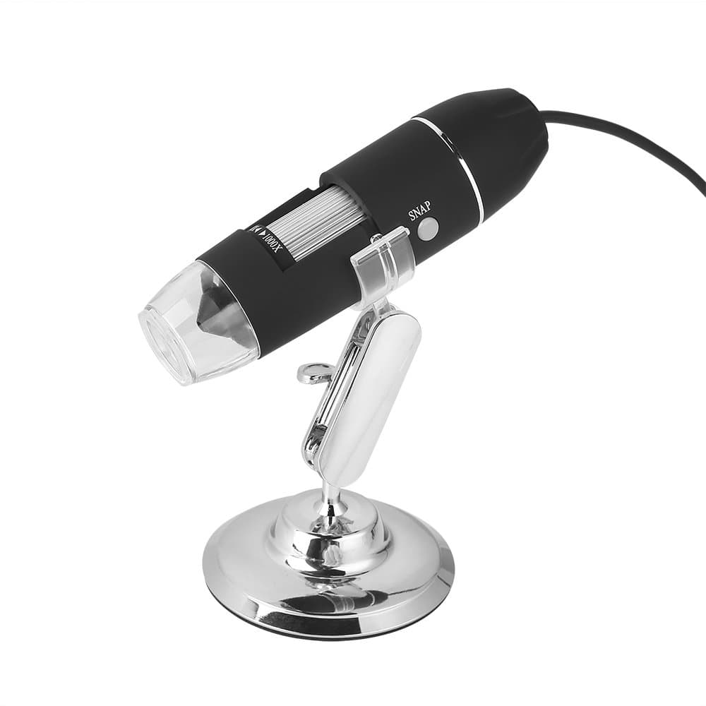 Lenuo USB 2.0 Digital Microscope 1000X Magnification Binoculars with 8 for Computers and Android Mobile Phones with LED and Stand