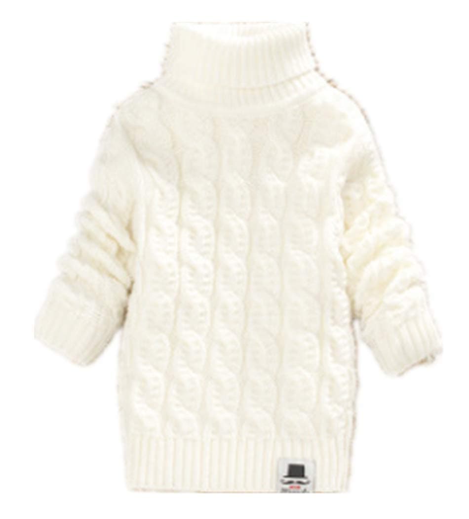 Nine Minow Boys Girls Turtleneck Sweaters Soft Warm Children's Sweater