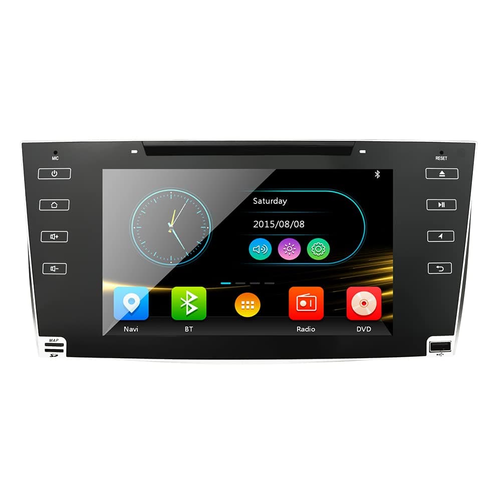 8 Inch Full Touch Screen Car Stereo for Toyota Camry 2007 2008 2009 2010 2011 in-Dash GPS Navigation Nort American Map Car Radio DVD CD Player Head Unit Receiver Steering Wheel Control Wince 6.0