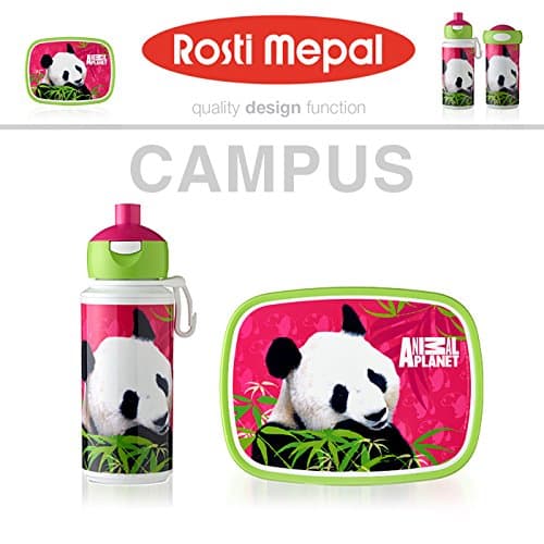 Culinaris Rosti Mepal Campus Set - Lunch Box & Drinks Bottle Animal Planet Panda