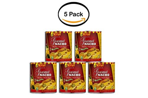 ACK OF 5 - Ricos Cheddar Cheese Sauce Gourmet Nacho, 107.0 OZ