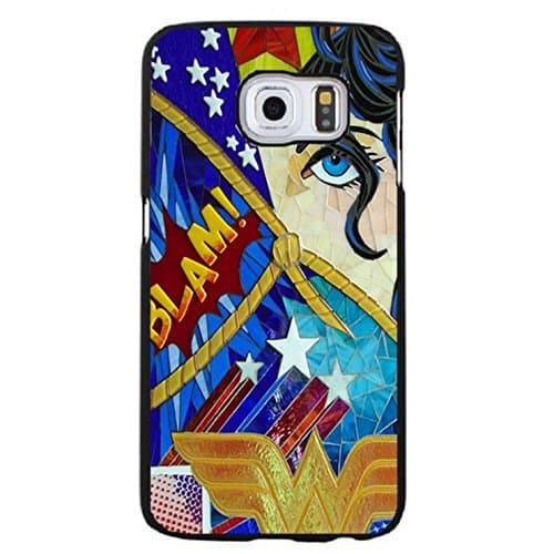 Blam Pattern Wonder Woman Phone Case Cover For Samsung Galaxy S6 Edge Plus Superman Comic