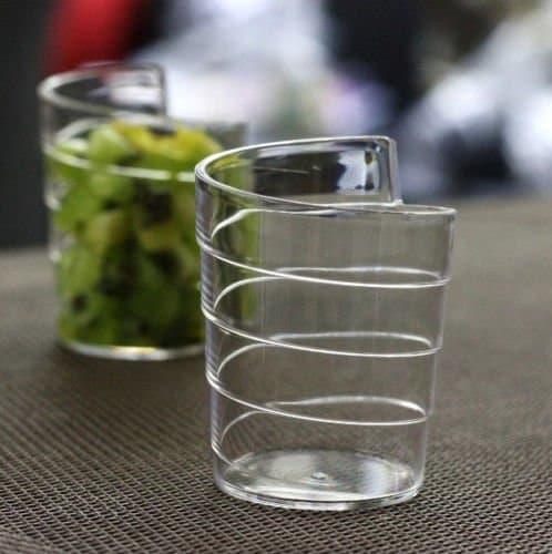 Plastic Clear Spiral Mini Dessert Cups Pack of Sixty