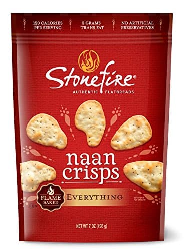 Stonefire Everything Naan Crisps, 6 Ounce