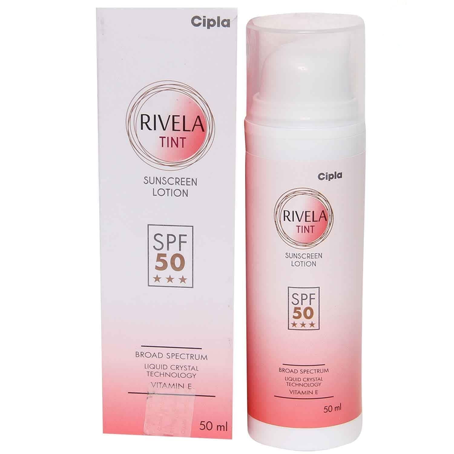 Rivela Tint Sunscreen Lotion With Velvety Touch SPF 50