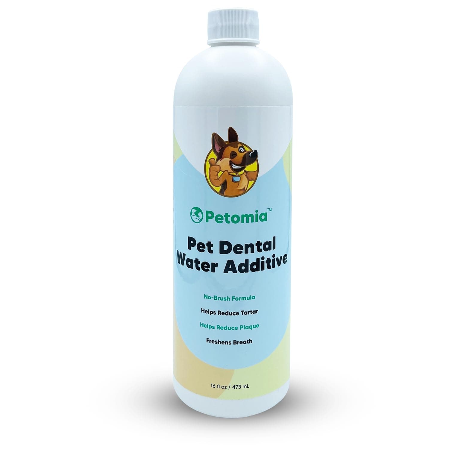 Pet Dental Care Solution Pet Water Additive: Best Way to Eliminate Bad Dog Breath and Cat Bad Breath - Fights Tartar & Plaque - So Easy, Just Add to Water! Vet Recommended 16 oz