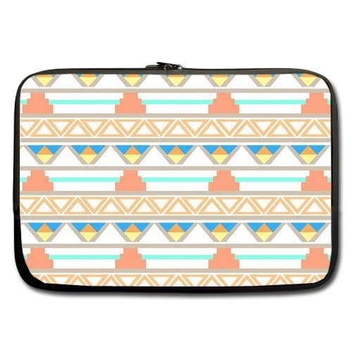 Superior Neoprene Aztec Pattern Sleeve Case for Macbook Pro 15" and Laptop 14" 14.1"