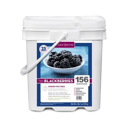 Lindon Farms Freeze Dried Blackberries (156 Servings)