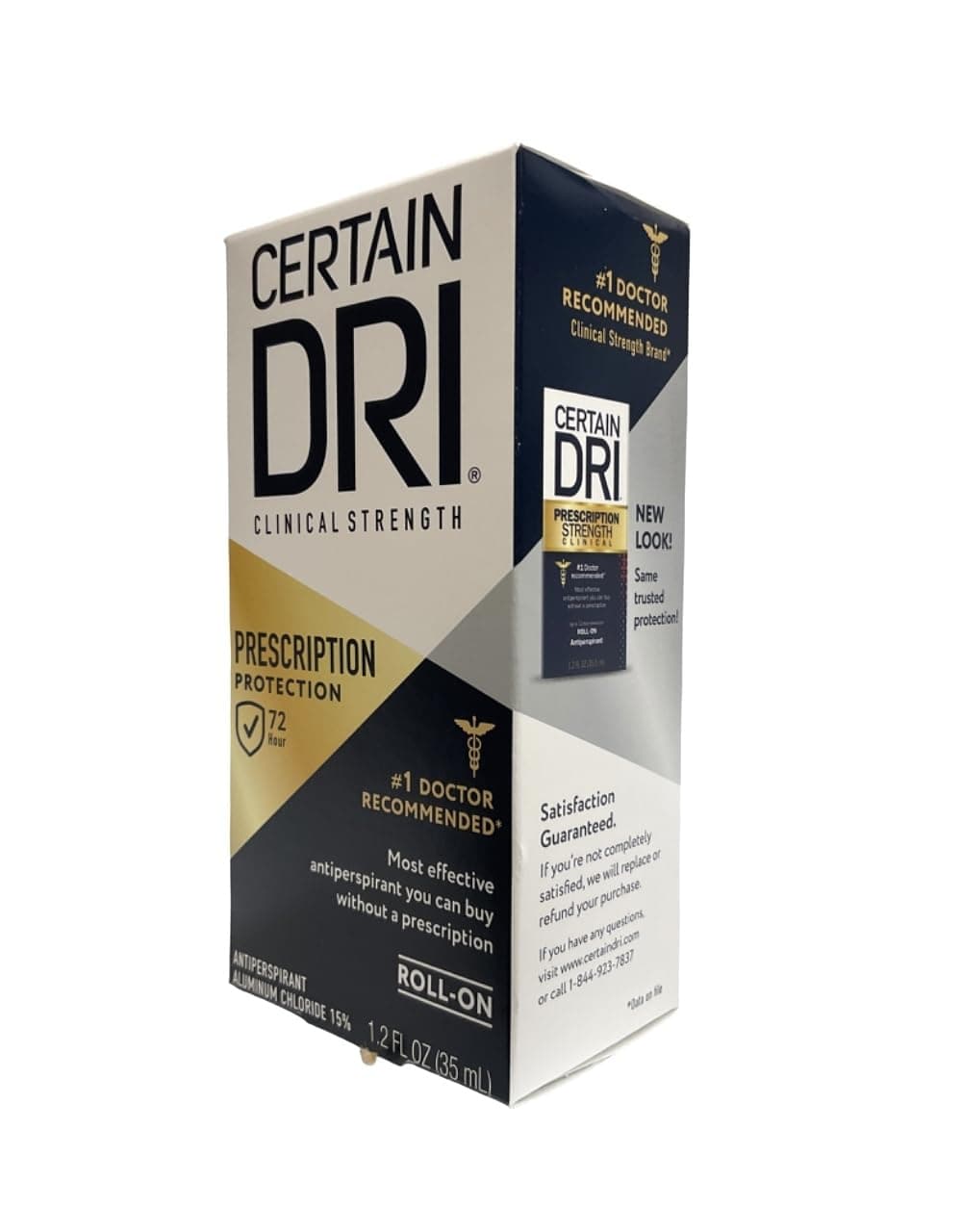 International Direct Supply Certain Dri Certain Dri Antiperspirant Roll On For Excessive Perspiration, 1.2 oz (Pack of 3)