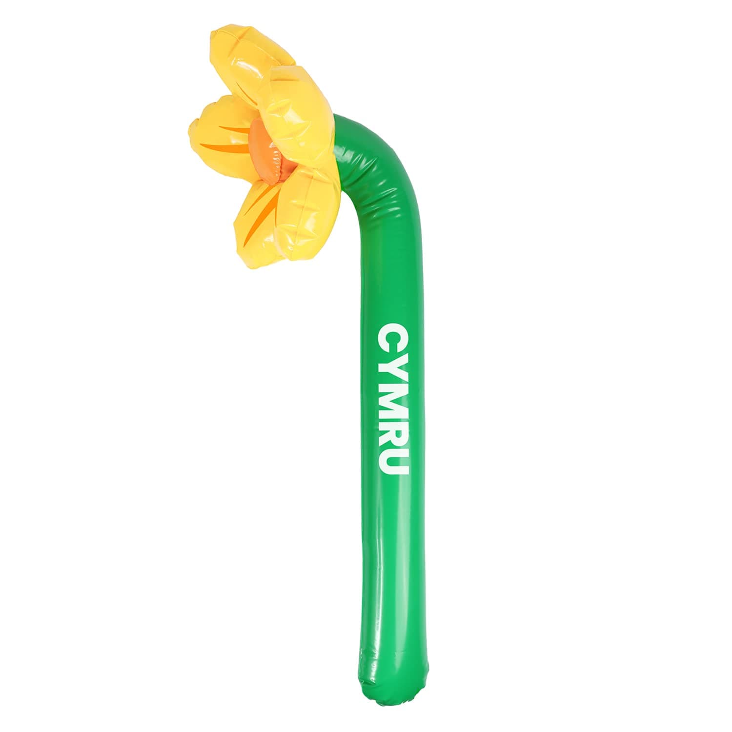 I LOVE FANCY DRESS Inflatable Daffodil - Yellow Inflatable Welsh Daffodil Flower With Cymru Text - Wales Rugby Sports Supporters Accessory