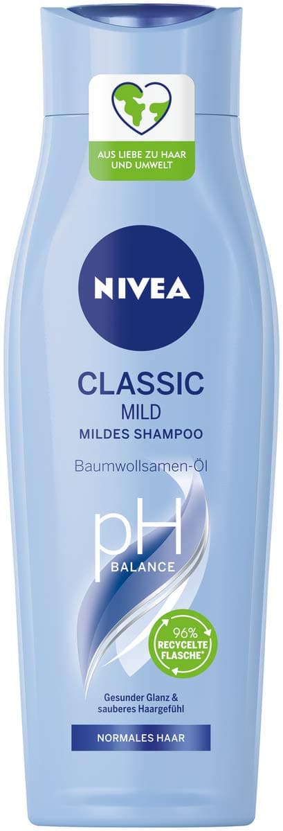 NIVEAClassic Mild Mild Shampoo 288 g[Amazon-developed Certification] Compact by Design