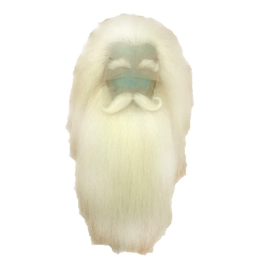 2017 new santa claus yak lace santa beard and wig set Y-15