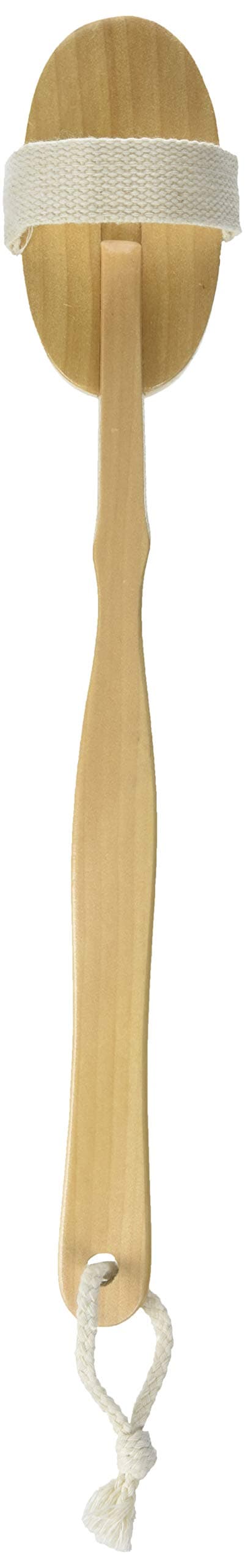 Lot of 2 Wood & Natural Bristles Detachable handle Back Brush-WOW 50% Off!