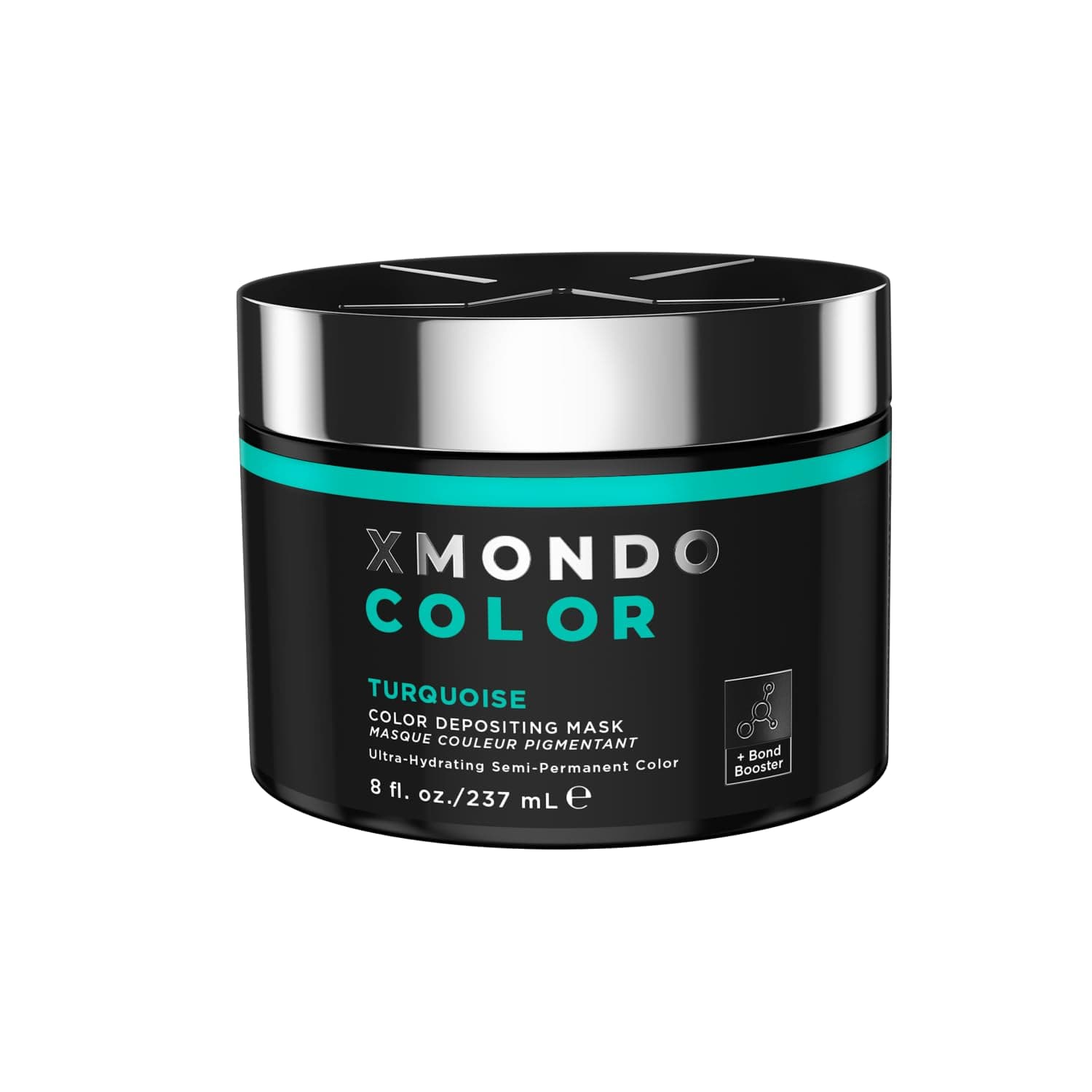Hair Color Turquoise Hair Healing Semi Permanent Color | Vegan Formula with Hyaluronic Acid to Retain Moisture, and Bond Boosting Technology, 8 Fl Oz