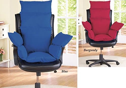 Seat Cushions Extra Support Cozy Chair with Ties - Blue