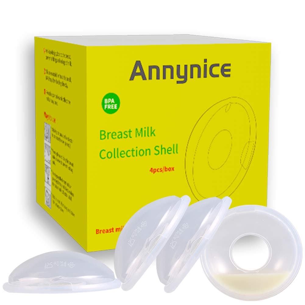 Breast Shells,Nursing Cups,Milk Saver,Breastmilk Collector - 4 Pack,Protect Sore Nipples for Breastfeeding