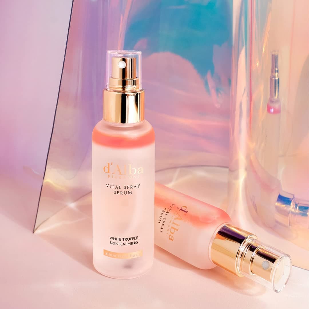 d'Alba White Truffle Vital Spray Serum, 3.4 fl oz (100 ml), Korean Official Genuine Product, Moisturizing Care, Serum, Lotion, Oil, Serum, Beauty Essence, Shiny Skin, Dry Skin, Elasticity, Vegan