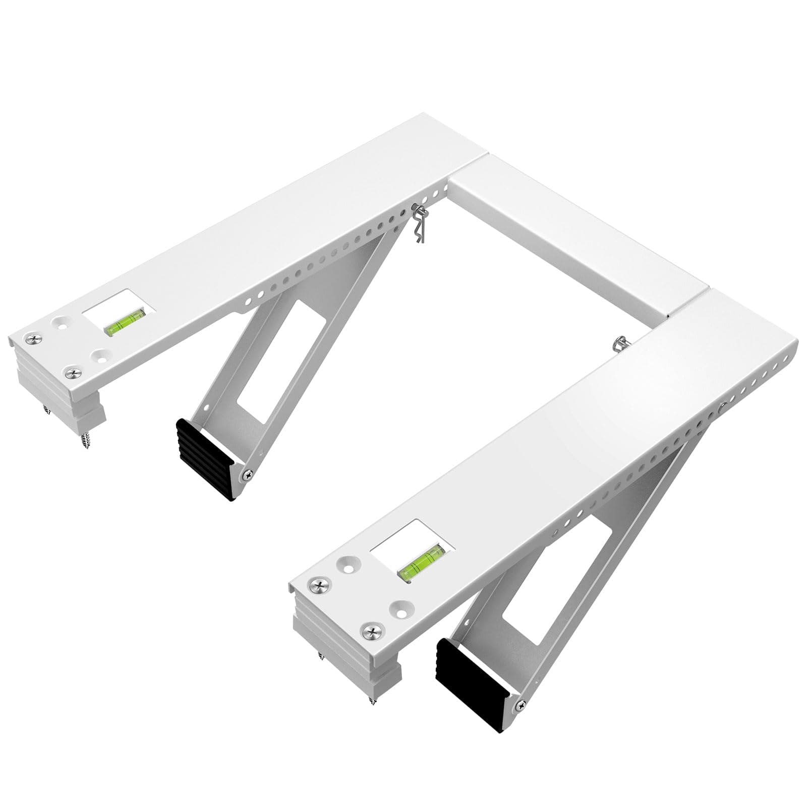 Air Conditioner Bracket Window AC Support Brackets - Heavy Duty with 2 Arms, Up to 180 lbs for 12000 to 24000 BTU AC Units- Fits Single Or Double Hung Windows