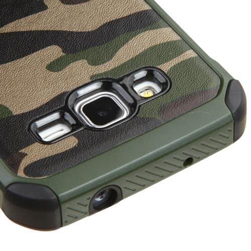Galaxy Core Prime G360 / Galaxy Prevail LTE Case - Armatus Gear (TM) Slim Hybrid Armor Case Phone Cover For Samsung Galaxy Core Prime / Galaxy Prevail LTE - Camouflage Green