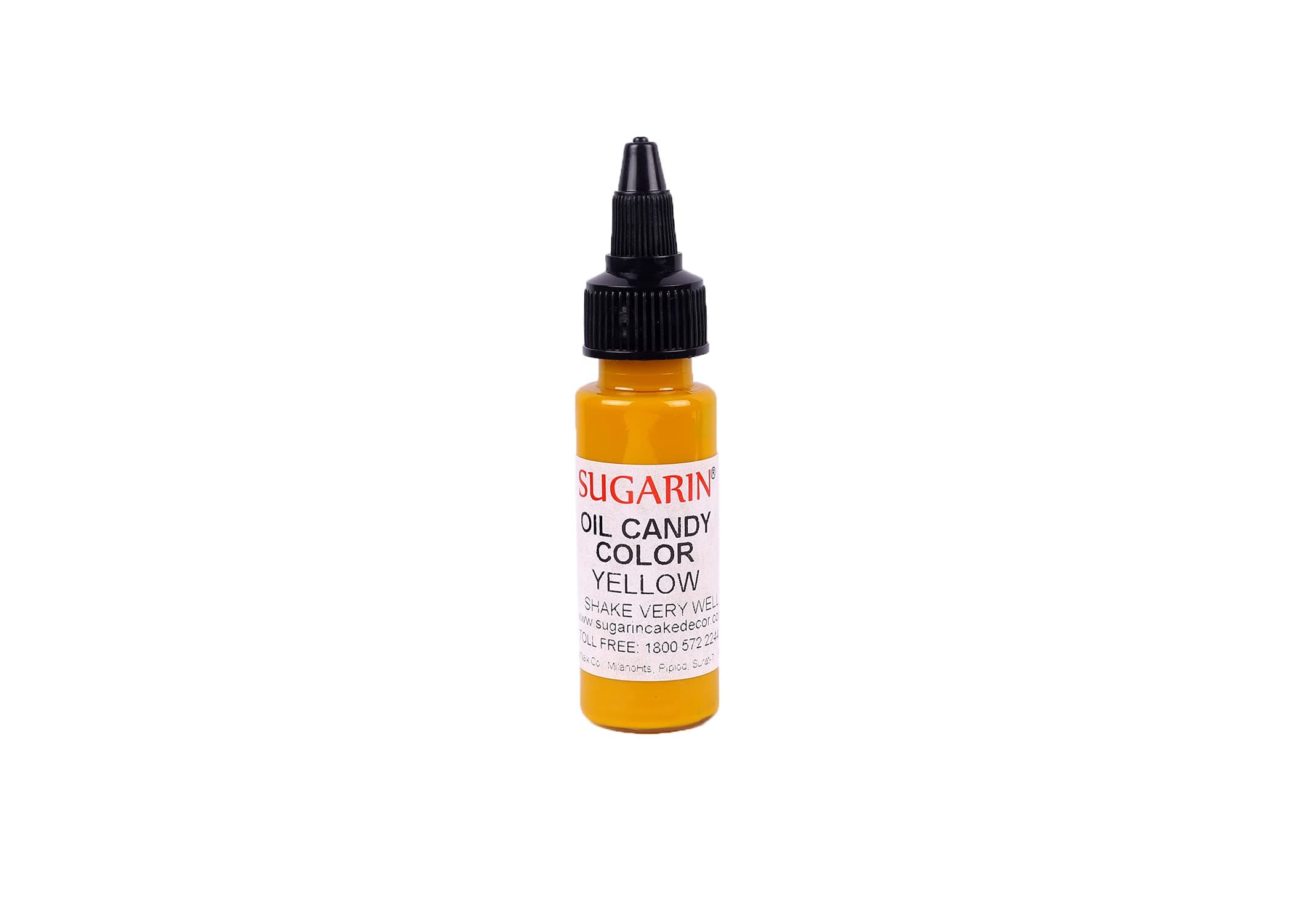 SUGARIN Oil Candy Color for White Chocolate & Oil Based Products | Yellow | 30ml