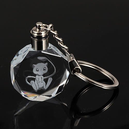 Luminous Pokemon Keychain, Collectors item Pokemon. Pokemon Mew