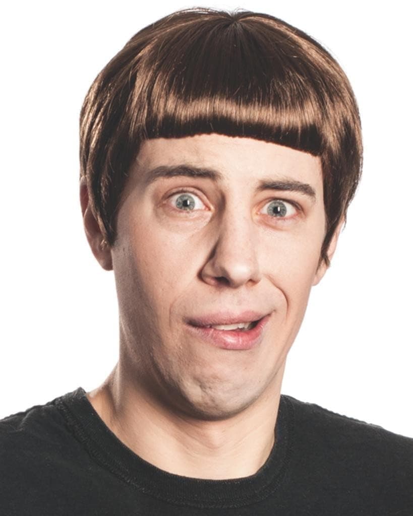 Lloyd Dumb Dumber Brown - Bowl Cut Jim Mens Carrey Movie Christmas Dummer Comedy MaxWigs Wig Care Guide