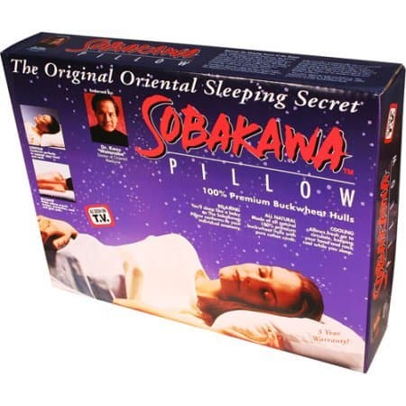 As Seen on TV Sobakawa Buckwheat Hull Pillow, Queen Size