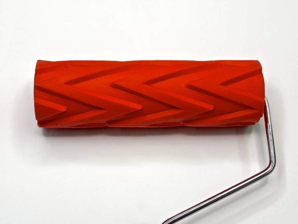 Chevron Pattern - Decorative Art Roller - 7" Texture Roller