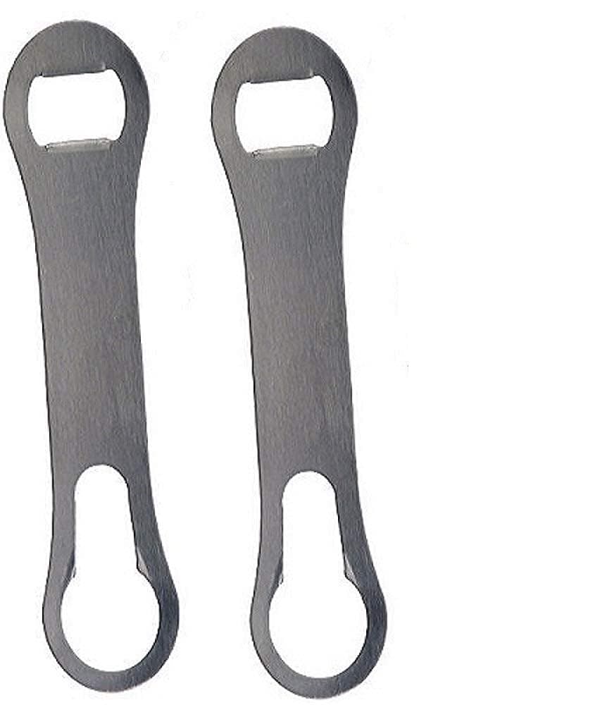 NJ Pourer Remover Bottle Opener, Upgraded Design Opener, Double Ended Helps Remove Pour Spouts from Bottles- 2 Pcs Set