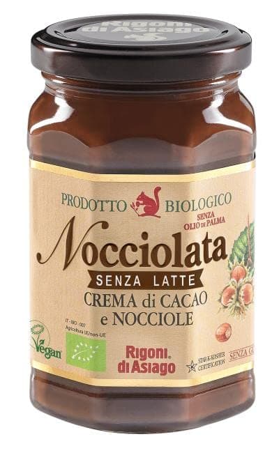 Rigoni Di Asiago - Organic Nocciolata Spread Without Cocoa Milk and Hazelnuts - Pâte À Tartiner Nocciolata Bio Sans Lait Au Cacao Et Noisettes - The 270G Pot - Price Per Unit - Fast Delivery