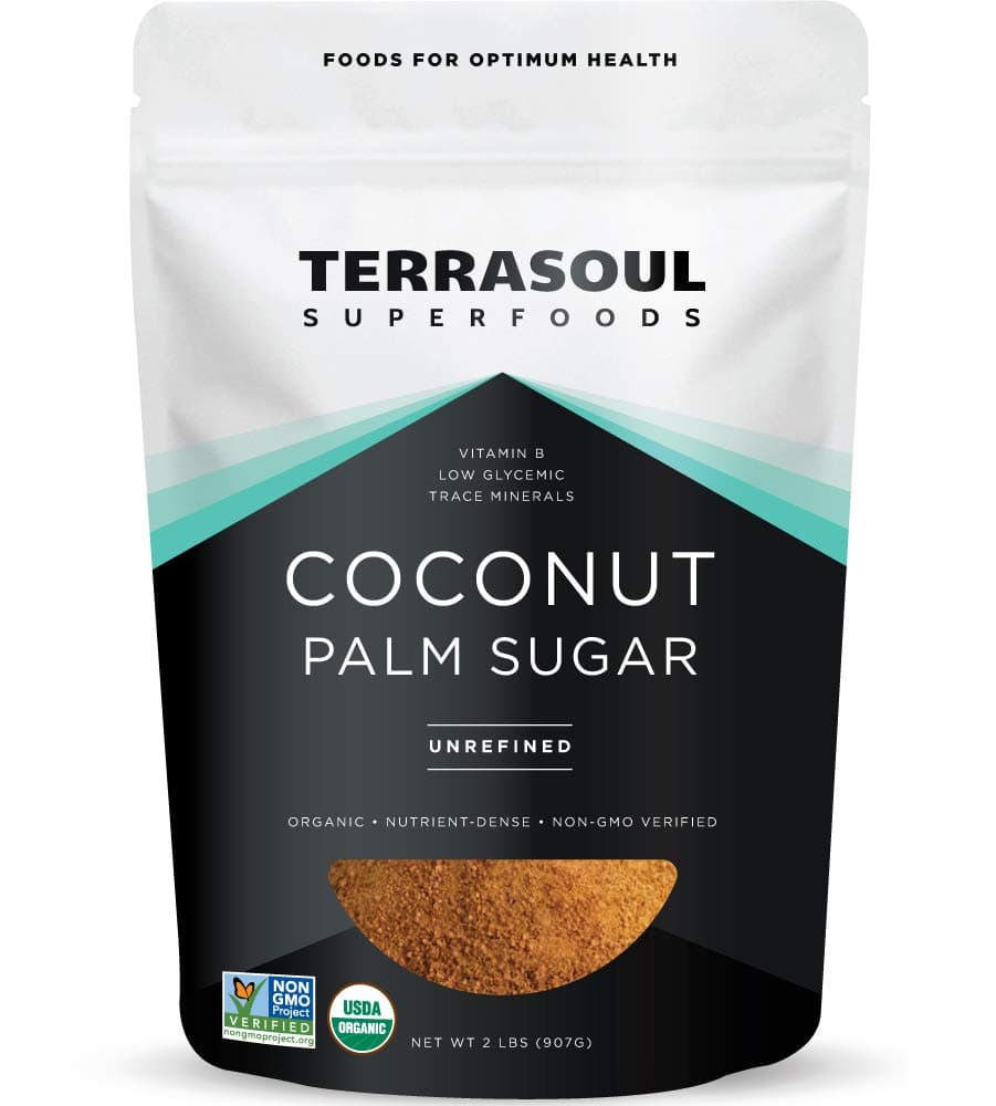 Organic Coconut Sugar, 2 Lbs - Low Glycemic | Unrefined | Trace Minerals