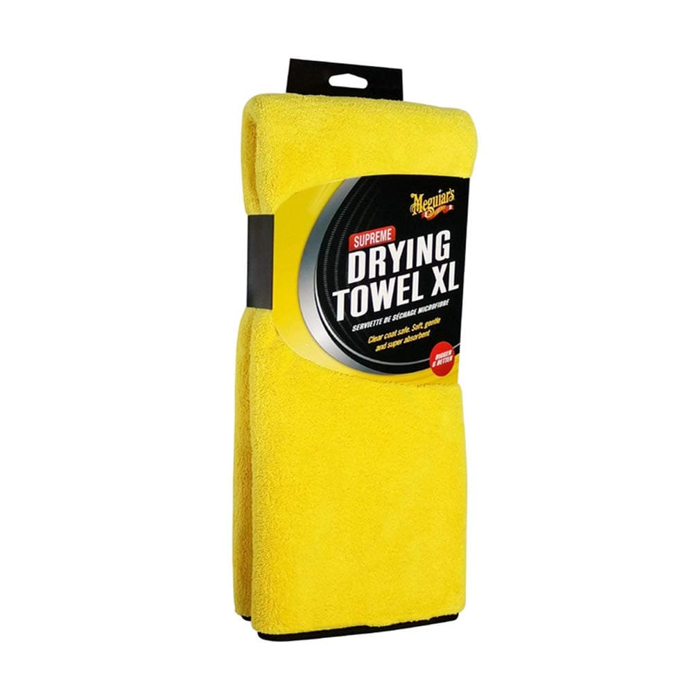 Meguiar's X1905EU Supreme Microfibre Car Cleaning Drying Towel XL, Yellow