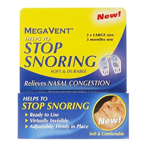 Megavent Stop Snoring (Large Size) - 3 sets