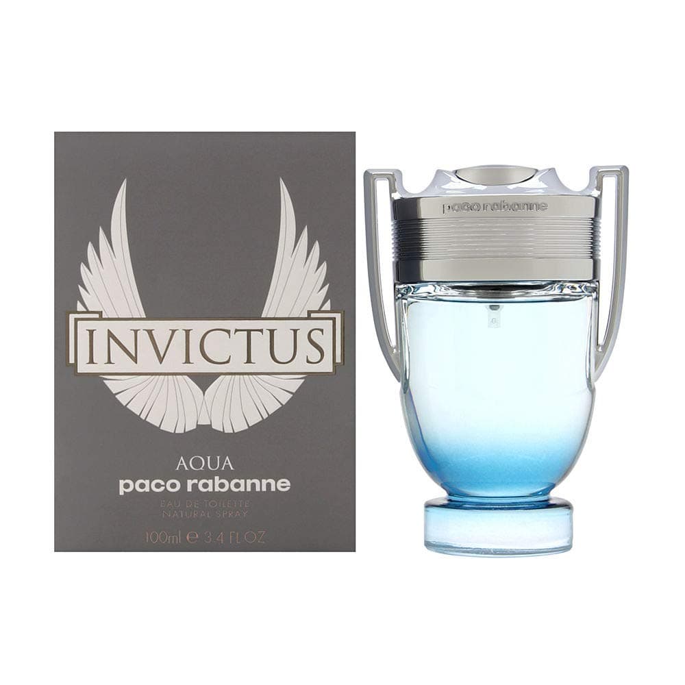 Paco Rabanne Invictus Aqua for Men 3.4 Oz Eau de Toilette Spray