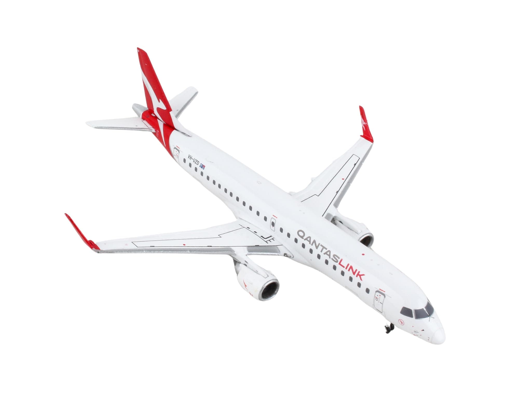GJQFA2082 QantasLink Embraer 190AR VH-UZD; Scale 1:400