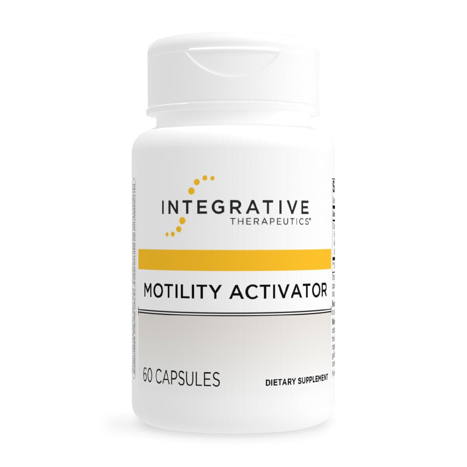 Motility Activator – GI Motility & Gut Health Support Supplement* - Dairy-Free & Gluten-Free - 60 Capsules (60 Servings)