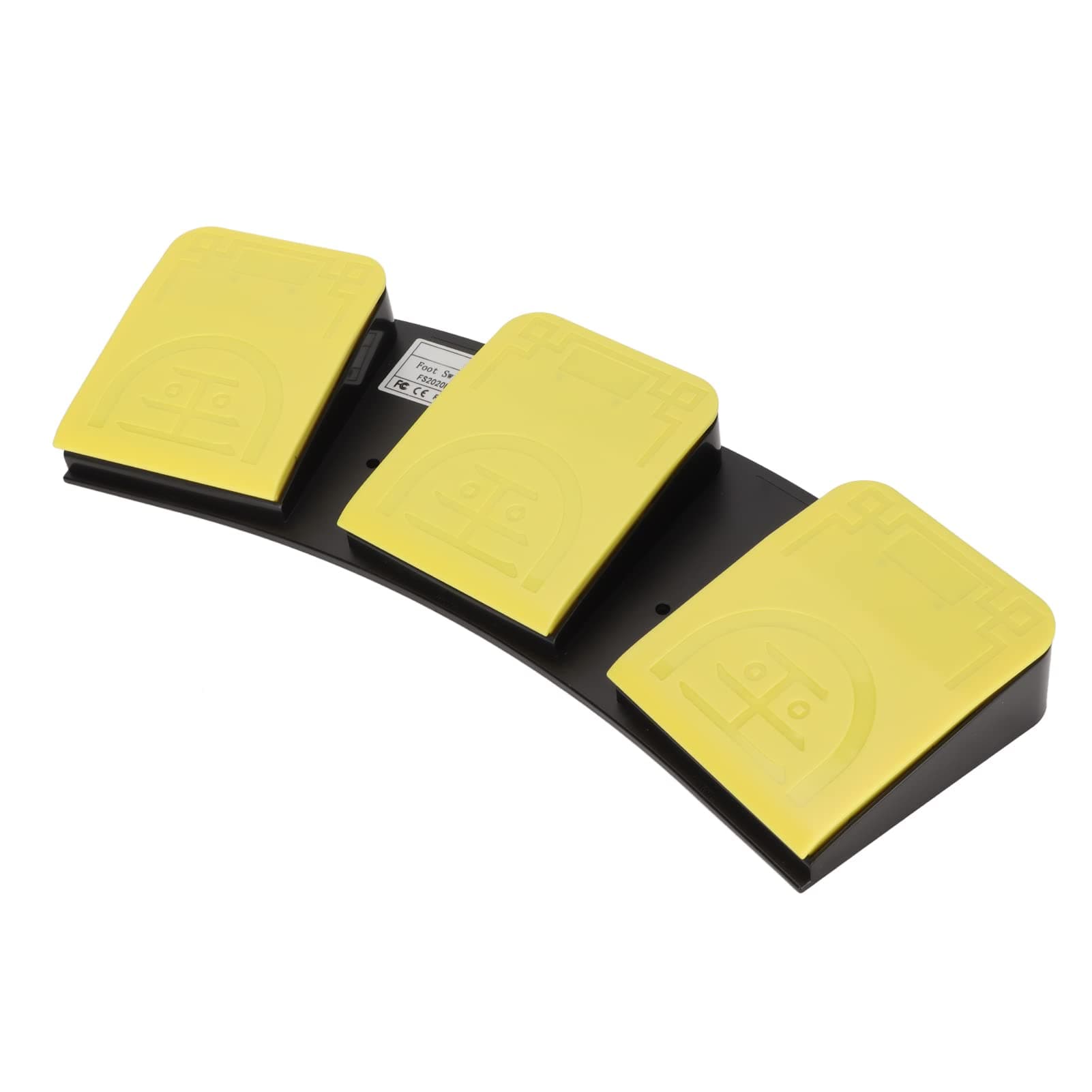 GOWENIC USB Foot Pedal PC Triple Foot Switch Dual Mode Connection Three Keyboard Foot Switch Device Programmable Computer Keyboard for Video Game