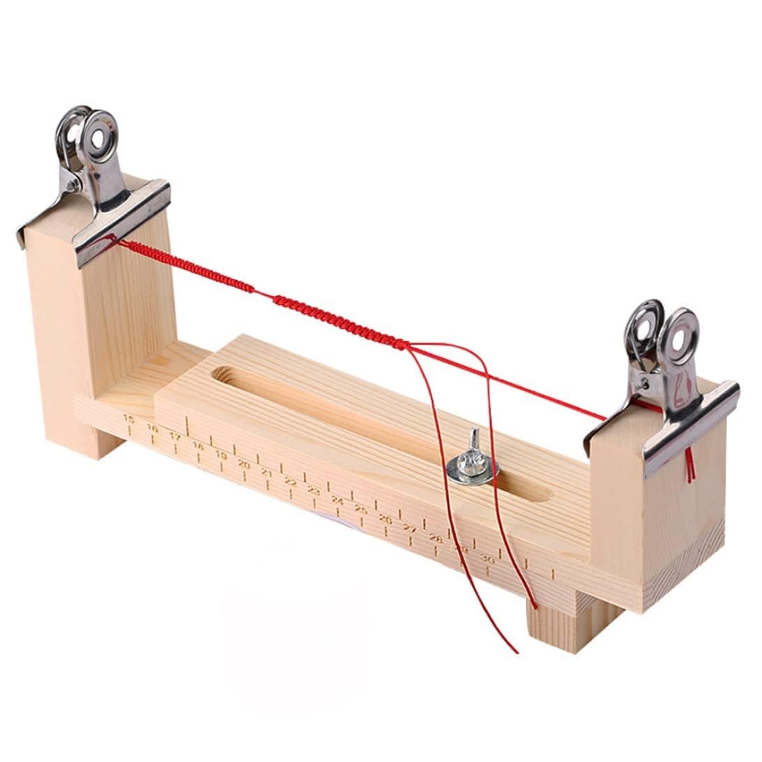 Wood Bracelet Jig, Adjustable Paracord Jig Bracelet Maker DIY Hand Knitting Wristband Jig for Bracelets Necklaces Car Hangings