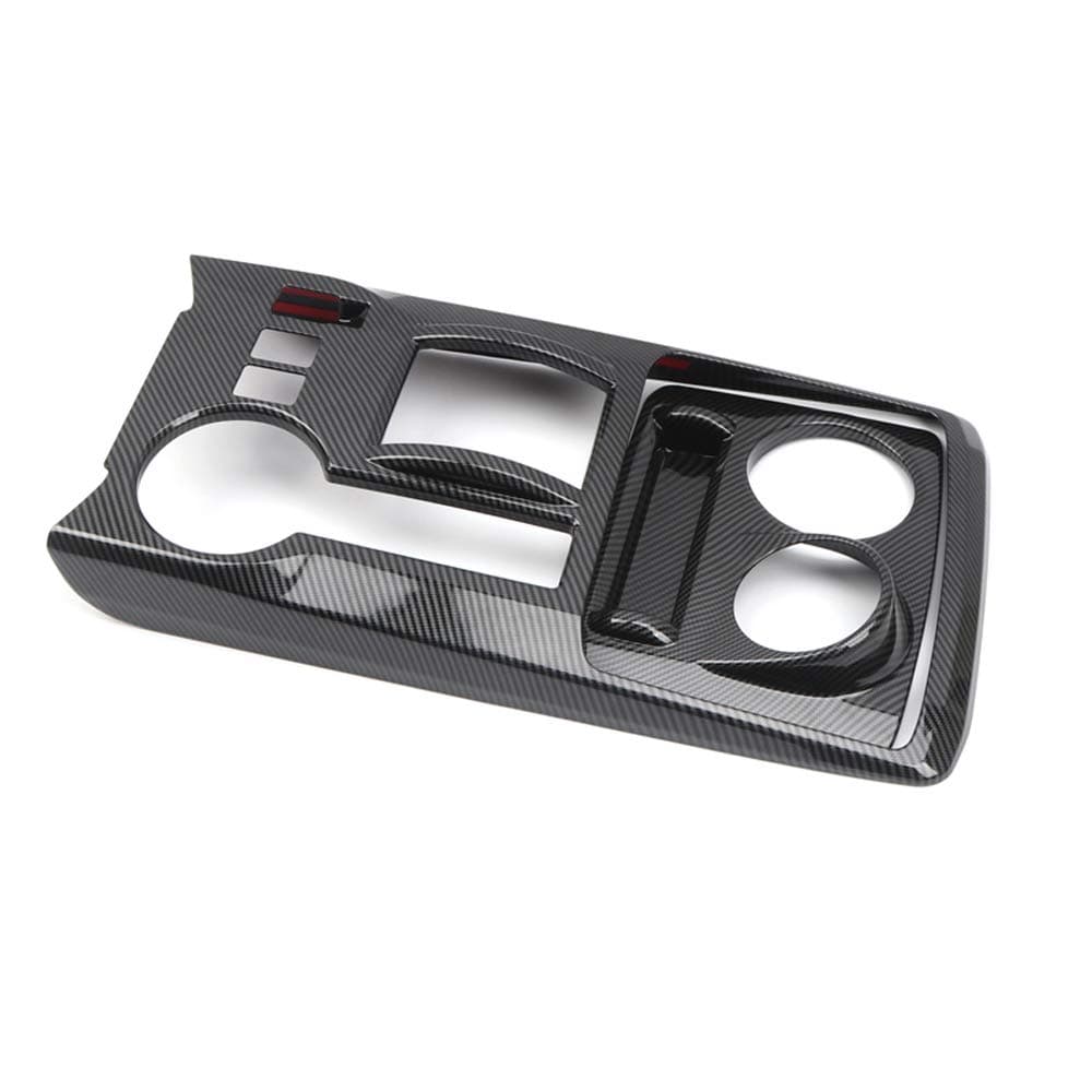 HIGH FLYING for Toyota 4Runner 2010-2024 (with H4L-H4F Switch) Car Accessories Center Console Gear Shift Panel Cover Trim ABS Carbon Fiber Grain 2pcs (Not Fit RHD)