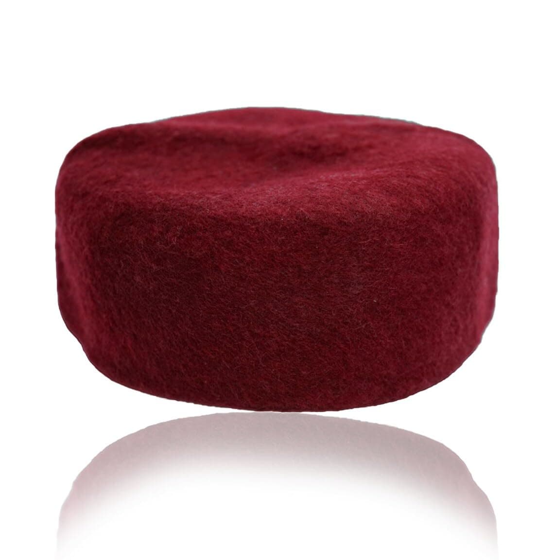 Traditional Chachia Tunisian Chechia Handmade Black Chachya Morroco African Hat Wool Tarbouch Felt Igbo Cap Fez Kufi Hat Tunisia (56 Cm, Red)