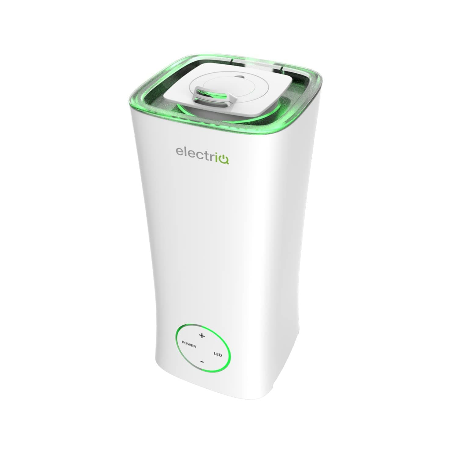 electriQ 2 L Cool Mist Ultrasonic Humidifier with Aroma Diffuser & Ambient LED Night Light – Up to 10 h Runtime, Touch Controls, Auto Shut‑Off