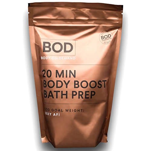 BOD 20MIN BODY BOOST BATH PREP 1KG, leave your body looking sculpted and redefined. Made in the UK.