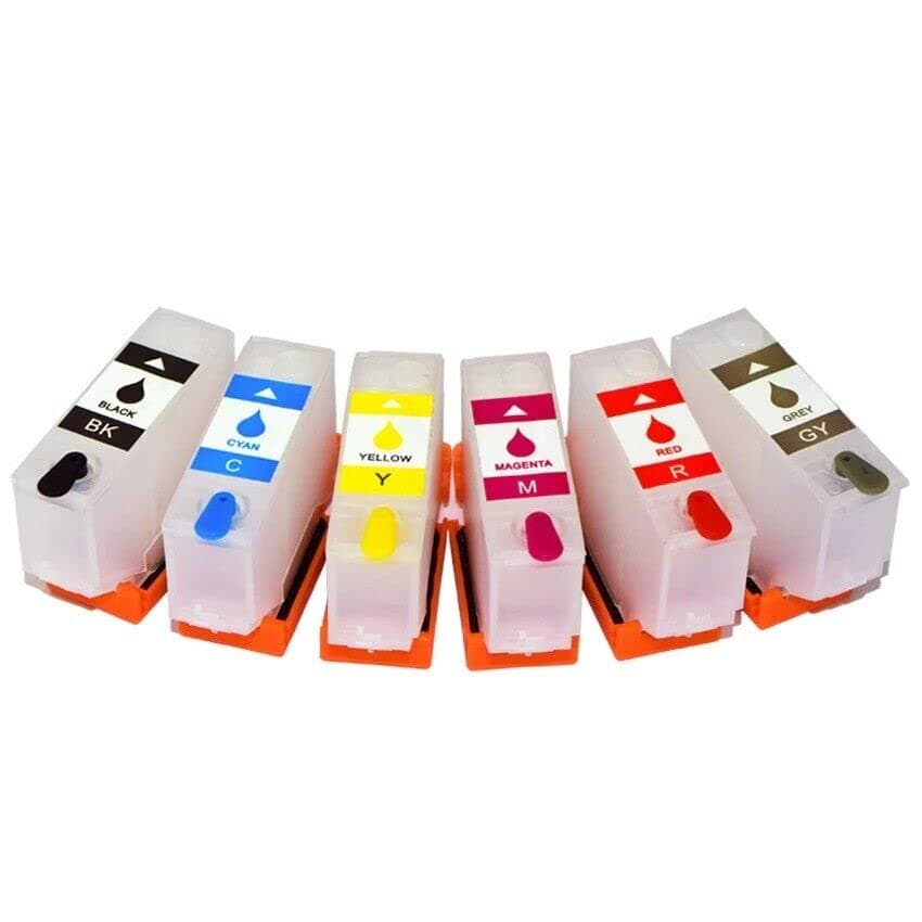 312XL 6 Color Refill Ink Cartridges No Chip for EPS0N XP-15000 15010 Printer