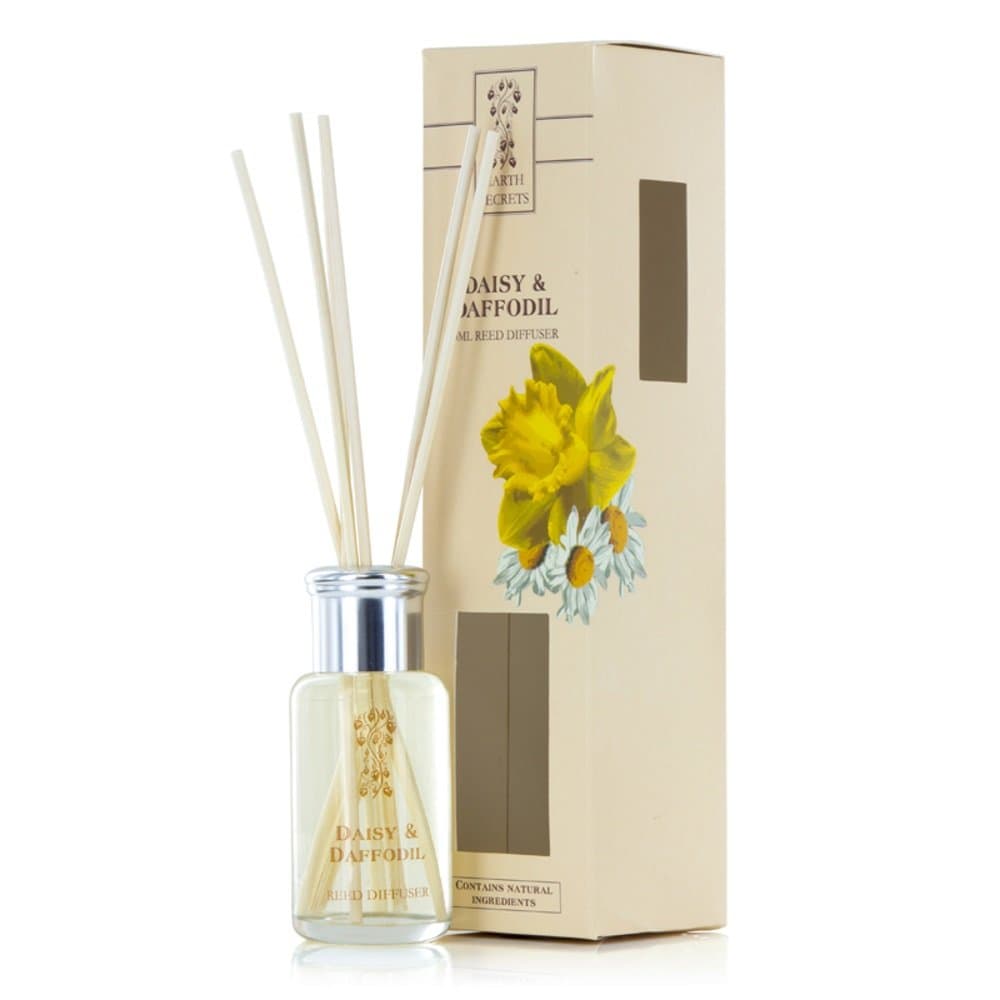 Earth Secrets Reed Diffuser, Daisy and Daffodil