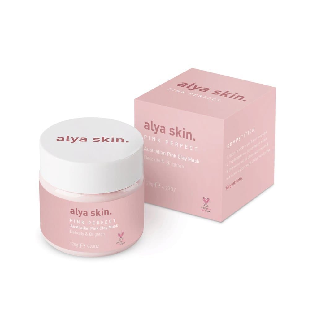 Australian Pink Clay Mask | Detoxify Brighten Cleanse for all Skin Types (120 g)