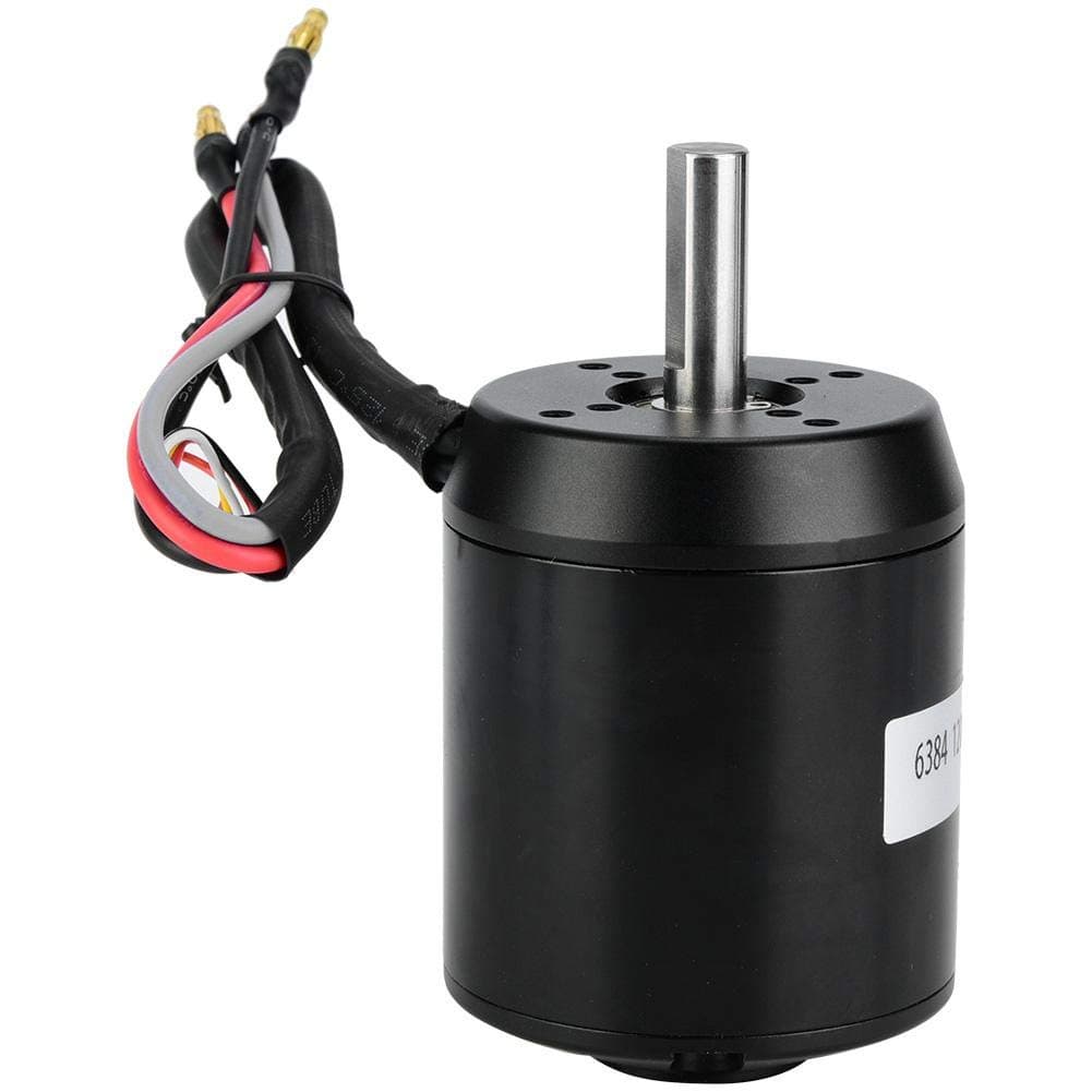 Hongzer Scooter Motor, 6384 120KV BLDC Outrunner Brushless Sensored Motor with Hall Element for Electric Balancing Scooter Skateboard