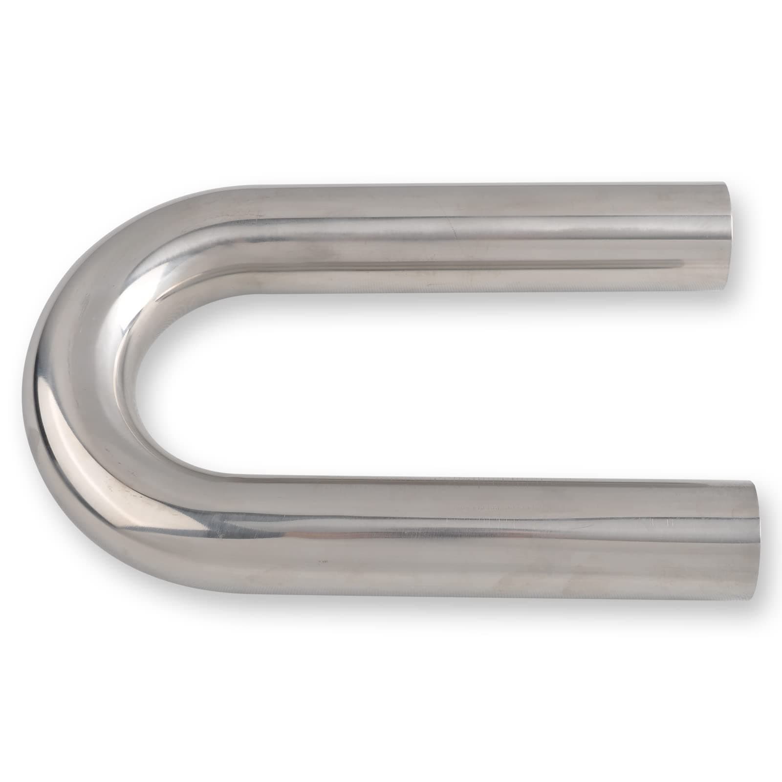 FGJQEFG 2.5 Inch 180 Degree DIY Custom Mandrel Exhaust Pipe Tube Pipe, T304 Stainless Steel, Universal Fit, 2.5'' OD Mandrel Bend Pipe
