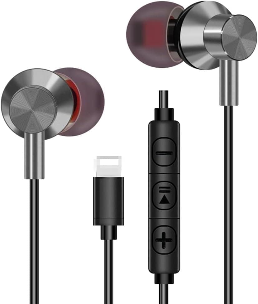 Earphones Wired In-Ear Headphones for iPhone 14/14 Pro/13/12/12 Mini/11 Pro Max Earbuds